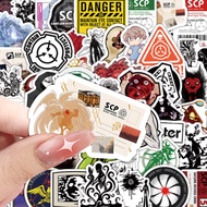 ​60 Sheets SCP Anomaly Sticker Set - Removable Mystery Decals for Planners & DIY Crafts (Classified 