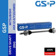 GSP-RV-8-803 GSP DRIVE SHAFT (RH) MITSUBISHI  ASX (2.0/Y10/4WD)