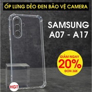 Samsung A07 / Samsung A17 premium shockproof clear silicone case