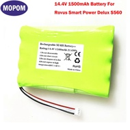 New 14.4V 2000mAh NI-MH  Rovus Smart Power Delux S560 Robotic Vacuum Cleaner