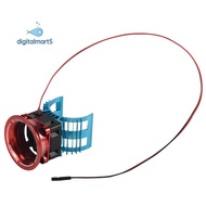 Motor Heatsink Cover+Cooling Fan for  A959-B 144001 124019  1/8 1/10 RC Car 540 550 3650 Size Motor 