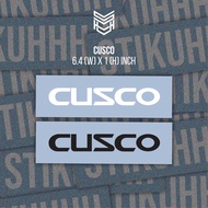 ◄ CUSCO ► CAR DECAL AUTOMOTIVE / LAPTOP DIE-CUT VINYL STICKER