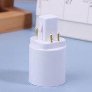 Kaleidoscope 3Pcs 4 Pin Conductive G24 To E26/E27 Soet Adapter G24Q Lamp Base Adapter G24Q To Medium
