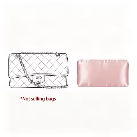 Pure Handmade Silks Bag Pillow Fabric Support Lining For Chanel Classic Flap CF Handbag Anti Deforma