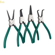 Eon Circlip Pliers Set Straight Curved Tipped Nozzle Hand Pliers Heat Treated Spring