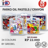 Greebel Crayon Parko Oil Pastel 24 Colors Greebel Parko Crayon/