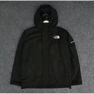 Jaket Kece Parasut Waterproof Logo Tnf Bordir Pria Wanita Touring