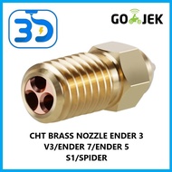 High Precision CHT Brass Nozzle for Ender 7/Ender 5 S1/Ender 3 V3 SE