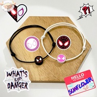 H Simple Fashion Wax Thread Letter Bracelet Unisex Pure Handmade Woven Bracelet Couple Bracelet H