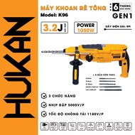 Máy Khoan Bê Tông HUKAN K96 / 3 Chức Năng / Công Suất 1050W / Hàng Chính Hãng Bảo Hành 6 Tháng / Tặn