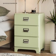 Bedroom Dopamine Drawer Three Drawer Cabinet Retro Style Decorative Storage Cabinet Storage Sofa Sto
