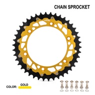 JFG RACING สเตอร์หลังแต่ง 42T TSR125 RM250 RMX250 DR250 RS175อุปกรณ์มอเตอร์ไซค์