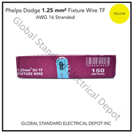 Phelps Dodge Fixture Wire TF 1.25 mm2 (#16) LEAD-FREE [150 METERS]