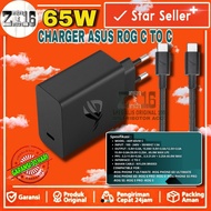 [ ORIGINAL 100%] ASUS ROG PHONE 7 65W Charger Adapter 65 WATT C TO C Type C Charger Fast Charging