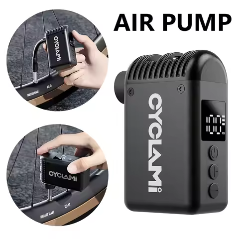 Electric Bike Tire Pump Rechargeable Mini Portable Bicycle Pump Cordless Air Pump for Road Bike Moun