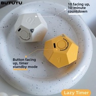 BUTUTU USB Rechargeable Timer, 12-hedron LED Screen Automatic Rotating Timer, 2 Volume Adjustable Cu