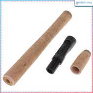 [GedonMY] Fishing Rod Cork Handle DIY Straight Handle Pole Cork Handle Set for Casting Rod, Rod 1 Se