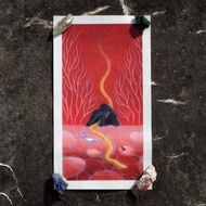 IX. 失 Lost。黑泉神諭卡 藝術複製畫