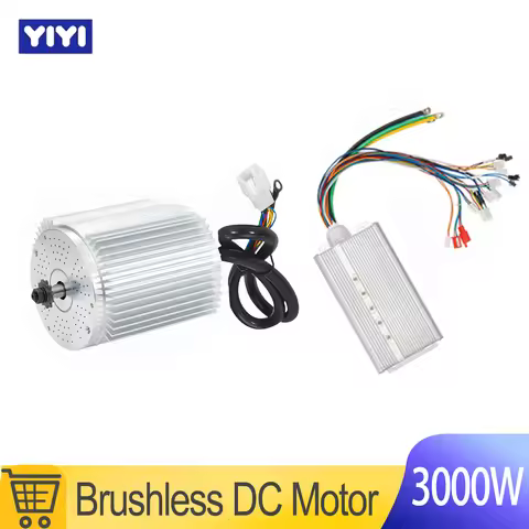 72V 3000W Brushless DC Mid Motor Engine Suitable for Electric Scooter Go-Karts Retrofit Replacement 