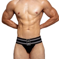 【潮流饰界】 现货现发】en's Low Waist Letter Briefs Youth Breathable Smooth Underwear D.男内裤纯色超宽腰高叉三角裤高弹个潮运动健身透气