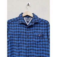 KEMEJA Superdry flannel Shirt