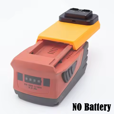 Fast Charging For Hilti 22V B22 Serise Lithium Battery Power Bank W/USB TYPE-C Phone Notebook Electr