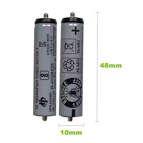 2pcs 1.2V NI-MH Battery For Braun 10B 20B 180 190S-1 1735 2775 2776 2865 2864 2866 5732 5733 5734 17