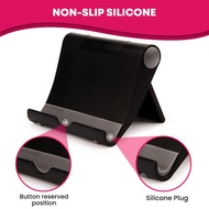 White Universal Adjustable Desk Mobile Phone Stand Tablet Foldable Desktop Stand Holder Compatible for Phone