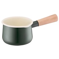 LocknLock Induction Suit Mellow IH Enamel Milk Pan, 12cm, Olive Green, 1pc
