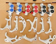 (X ã L ỗ) Combo 4 Món< Heo 81 4pis +Đĩa 4 Lỗ(Vàng) Size 220 +Pát Wave100/ZX/FuNeo + Dây dầu trước He