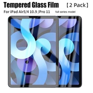 [2 Pack] Air 5/Air 4 10.9 inch 2022/2020 Screen Protector For iPad Pro 11 2021 [ Tempered Glass ] [ Bubble-Free ] [ Anti-Scratch ],  mini 6 Screen Protector