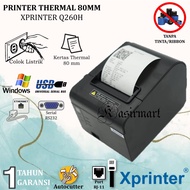 Xprinter Q260H USE Thermal Printer Kitchen Cashier 80mm USB SERIAL LAN Support RJ11