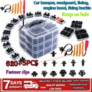 🍀COD🍀620PCS automobile rivet bumper fender plastic trim clip fastener rivet gasket expansion screw c