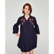 4019 - Dress long-sleeved floral Dress