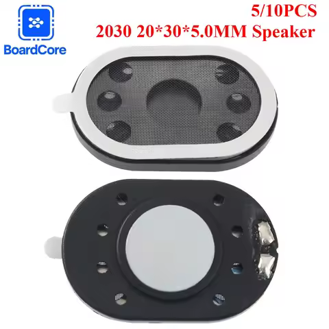 5/10PCS 2030 Speaker Oval Shaped 8ohm 1W Micro Digital Speaker Small Voice Horn 20×30×5.0MM Loudspea