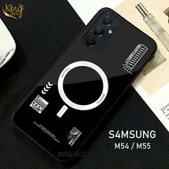 HP Casing Samsung M54/M55 Softcase Glass Glossy Samsung M54/M55 Case Samsung M54/M55hp - K14