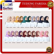 Tudung Fareha Plain Cotton Chanella Tudung Anti Kedut