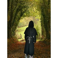 Plague Doctor SCP-049 Beak Epidemic Doctor Cloak Black Short Style Hat Shawl Whole Set Stockings Med