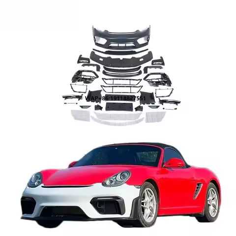 [1979LL] Car Bodykit 2009 2010 2011 2012 987 Front Bumper Upgrade to GT4RS Body Kit for Boxster Caym