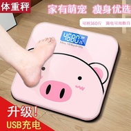 Weight Electronic Scale Cute Electronic Scale Household Weight Scale Body Scale Accurate Adult Weigh