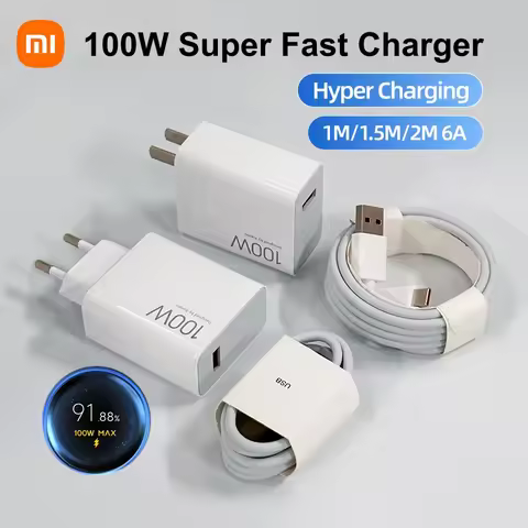 Original 100W Xiaomi Charger Turbo Charger Type C 1.5M 2M Cable for Xiaomi 17T Pro 17 15 14 Pro POCO