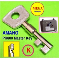 AMANO MASTER KEY / AMANO K KEY / AMANO STATION KEY / FOR PR-600 WATCHMAN CLOCK