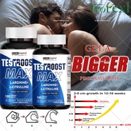 Testboost Max L-arginine And L-citrulline Vegetarian Capsules Supplements Male Energy Endurance Heal