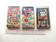 PSP遊戲碟太鼓之達人 1 2 GTA reLCS liberty city stories rhythm beat Master of Taiko no tatsujin namco 日本太鼓の達人