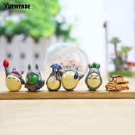 12Pcs /Set Anime Totoro Model Resin Miniatur Rumah Boneka Bonsai
