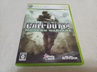 【XBOX 360】收藏出清 遊戲軟體 決勝時刻 4 現代戰爭 Call of Duty 盒書齊全 正版 日版 現況品