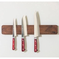 [Credit Card Installment Available] Made In JAPAN WEST TOOLS Magnetic Knife Holder Wood Grain Walnut