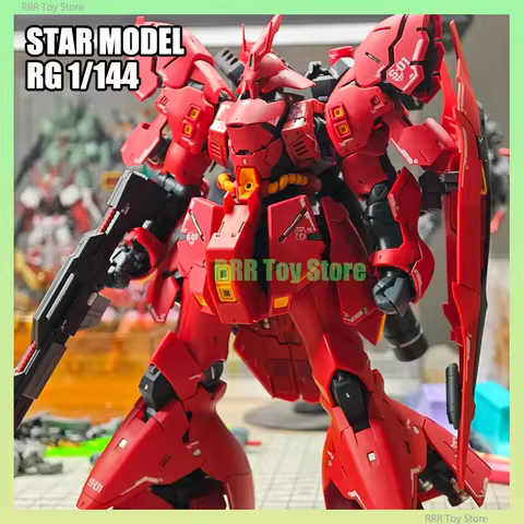 New Star Model RG 1/144 Sazabi Assembly Model Kit MSN-04 Collection Action Figures Robot Plastic Mod