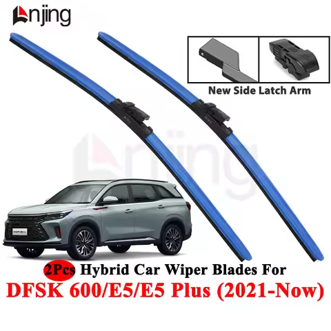 LNJING Colorful Car Windshield Wiper Blades For DFSK 600 E5 Plus 2021-Now