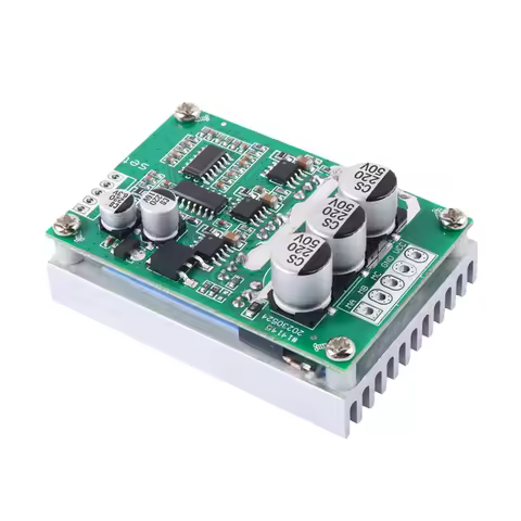 DC 12-36V 500W 15A Brushless Hall Free Motor Driver Board High Power Motor Foward Reverse Speed Cont